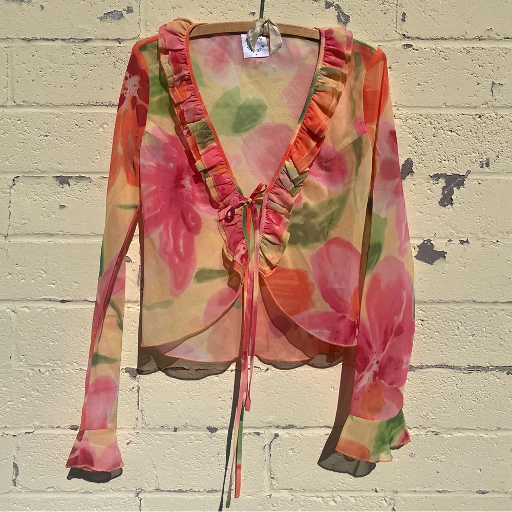 With Jean - Floral top